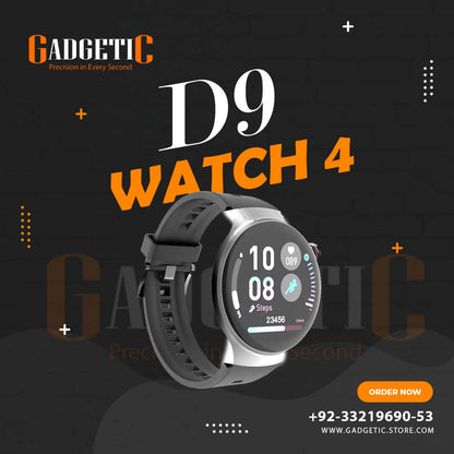 D9 Watch 4 (With 7 Straps)